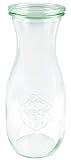 Weck Saftflasche 500 ml (Hochwertiges Einweck, Einmach Glas mit Glasdeckel; geeignet für Flüssigkeiten; Hitzebeständig; Mikrowellengeeignet;...