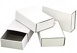 Playbox Streichholzschachteln, 55 x 35 x 15 mm, 50 Stück, Weiß