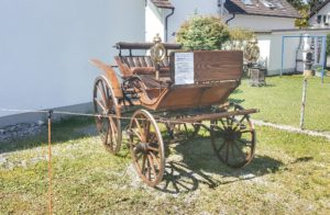 Kutsche am Mühlenweg in Schwabsoien.