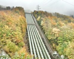 Wasserrohre Wasserkraftwerk Kochel