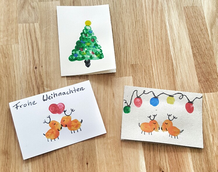 Mit Kindern Weihnachtskarten Basteln Weihnachtsgedichte