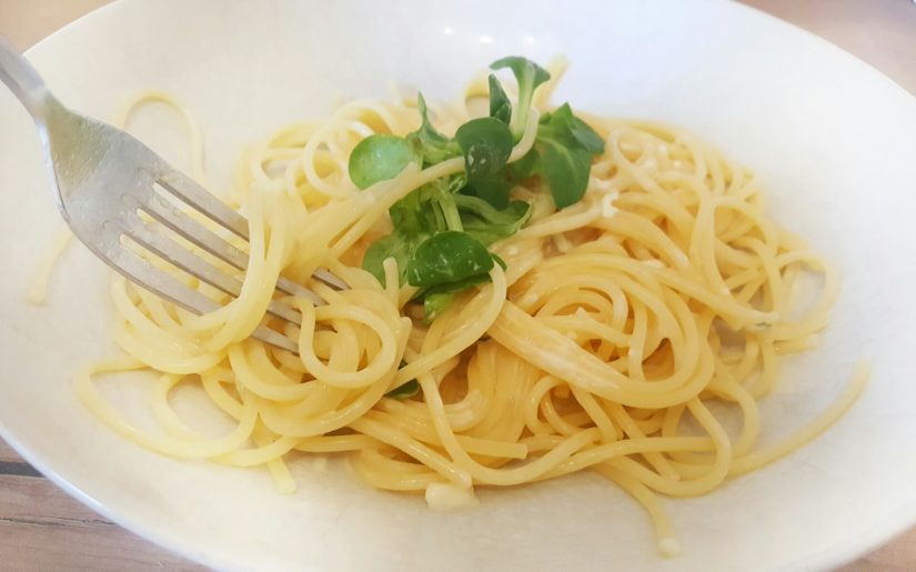 Gorgonzola Spaghetti für Kinder