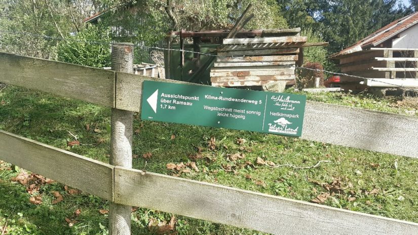 Kräuterpark Bad Heilbrunn und Wandern Mama im Spagat