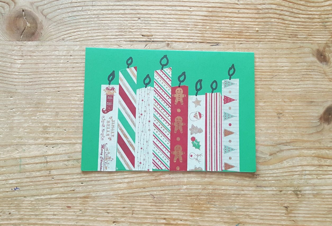 10 Rollen Weihnachts Washi Tape - Rote Streifen Design Für Geschenke & Deko