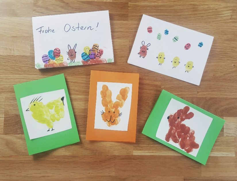 Osterkarten Mit Kindern Basteln
